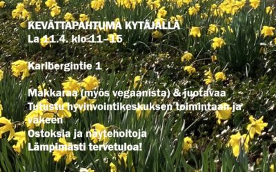 KEVÄTTAPAHTUMA KYTÄJÄLLÄ